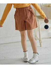 【SALE／50%OFF】【110-140cm】リボンポケット ショートパンツ 組曲 KIDS クミキョク パンツ その他のパンツ ブラウン ネイビー【RBA_E】[Rakuten Fashion]