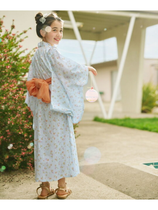楽天市場】【SALE／60%OFF】【S-Lサイズ】SAKURA 浴衣 組曲 KIDS 