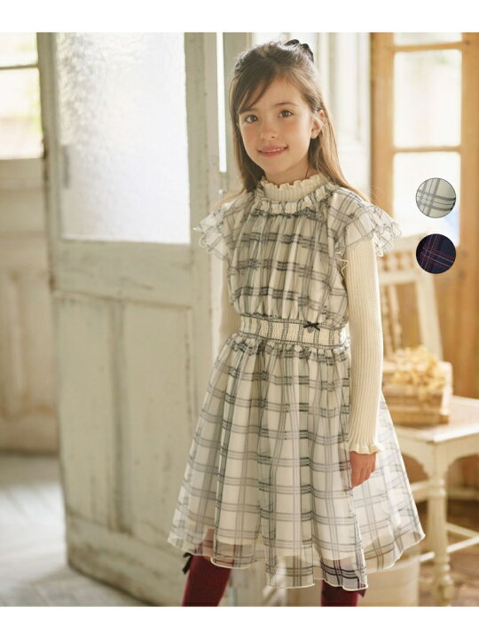 楽天市場】【SALE／30%OFF】【110-140cm】ノエルチェックチュール  