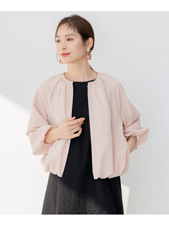 楽天市場】【SALE／40%OFF】【洗える】サッカーストレッチ ブルゾン 