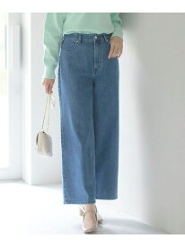 【SALE／40%OFF】ライトデニム セミワイドパンツ 組曲 クミキョク パンツ ジーンズ・デニムパンツ ブルー【RBA_E】【送料無料】[Rakuten Fashion]