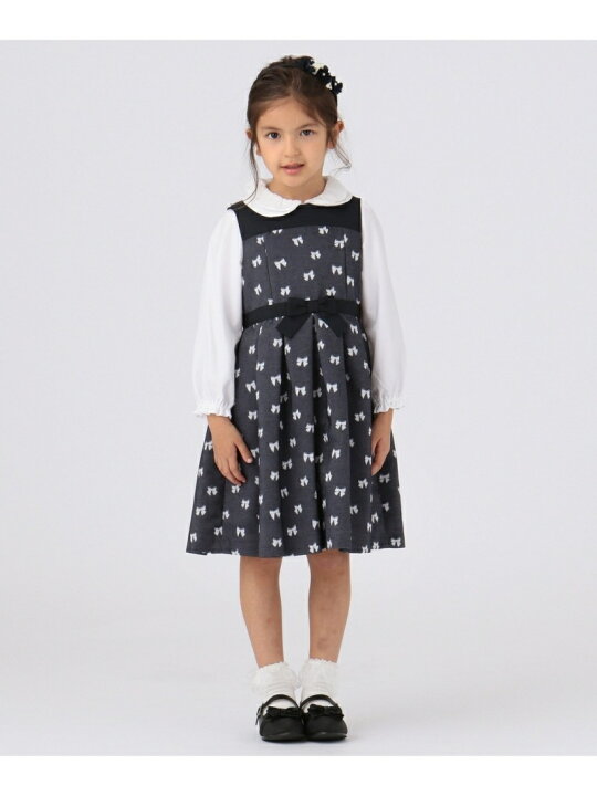 楽天市場】【SALE／70%OFF】リボンジャガード ワンピース 組曲 KIDS 