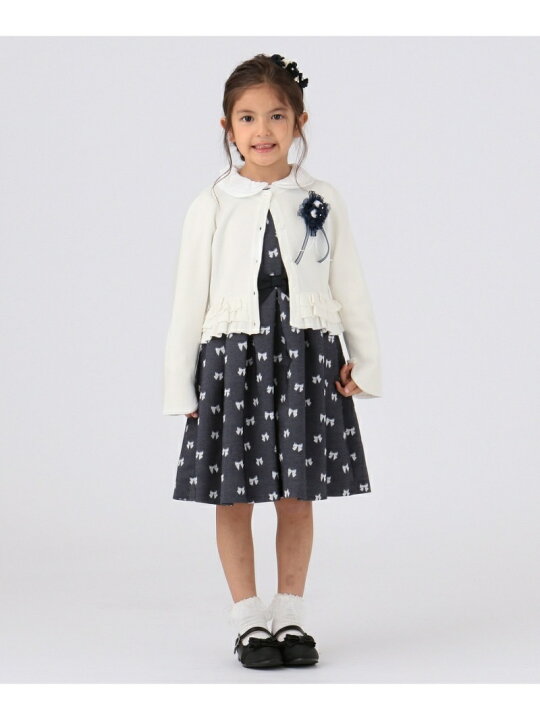楽天市場】【SALE／70%OFF】リボンジャガード ワンピース 組曲 KIDS 