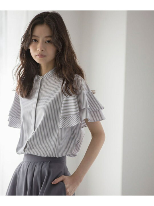 楽天市場】【SALE／30%OFF】コットンレーヨンシャーティング ブラウス 