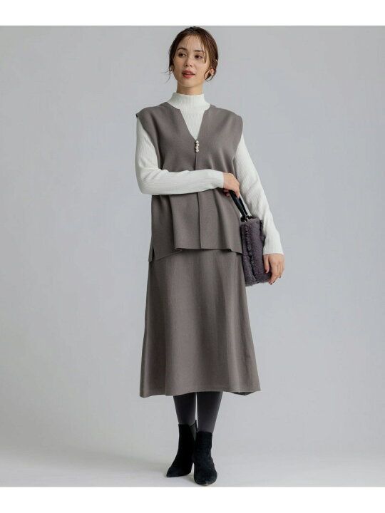 楽天市場】【SALE／50%OFF】【2SET・WEB限定】ジレワンピースセット  