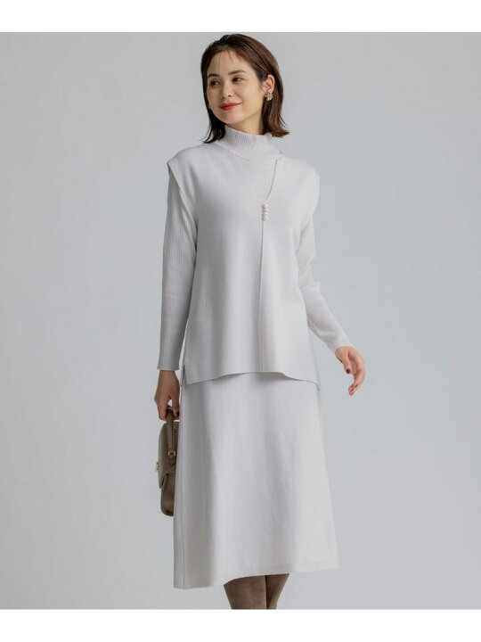 楽天市場】【SALE／50%OFF】【2SET・WEB限定】ジレワンピースセット  