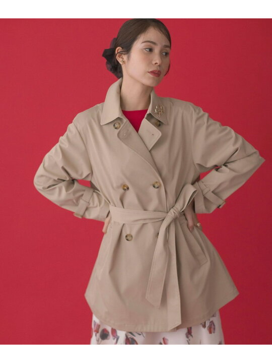 楽天市場】【SALE／40%OFF】コットンライクツイル トレンチコート 組曲 