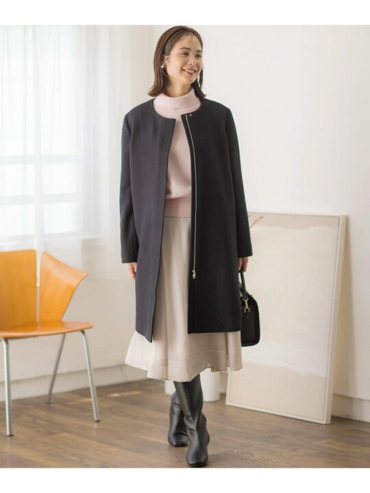 楽天市場】【SALE／30%OFF】【WEB限定】ウールモッサ フーデットロング 
