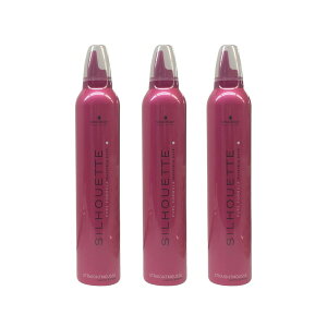 【2点購入でWオマケ】シュワルツコフ シルエット ストレートムース 350g 3個セット [ schwarzkopf ストレート ムース サロン ヘアケア セット スタイリング剤 スタイリング ヘアスタイル うるおい