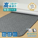 除湿シート 高吸湿力 2倍吸湿 防カビ 消臭 ダニ対策 洗える 吸湿センサー付き 湿気取り 高吸湿 結露対策 梅雨対策 吸…