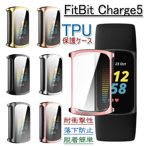 Fitbit Charge5 p P[X یJo[ یtB ̌^ TPU bL EȒP _ XN[ EȒP ϏՌ h~ Fitbit Charge 5 یJo[