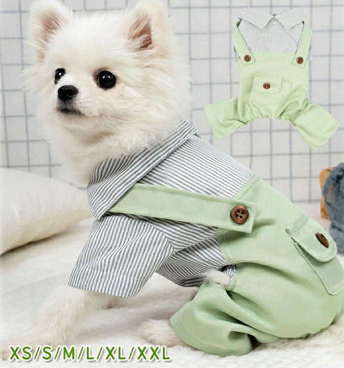 楽天市場】犬服 ドッグウェア サロペット 犬服 猫服 オーバーオール 