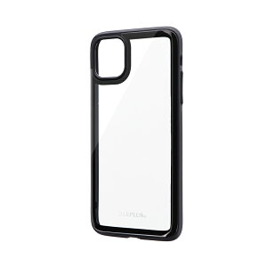 iPhone 11 Pro Max �w��3D�K���X�V�F���P�[�X�uSHELL GLASS Round�v �u���b�N