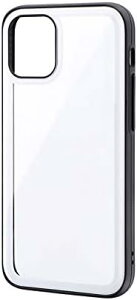 iPhone 12 mini ���E���h�G�b�W�K���X�V�F���P�[�X�uSHELL GLASS Round�v �z���C�g