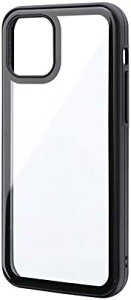 iPhone 12/iPhone 12 Pro ���E���h�G�b�W�K���X�V�F���P�[�X�uSHELL GLASS Round�v �u���b�N