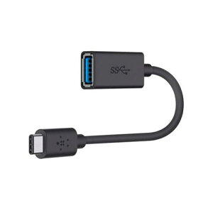 Belkin �x���L�� �ϊ��A�_�v�^ USB-C to A iPad Pro/MacBook Pro/Surface�Ή� �u���b�N F2CU036BTBLK
