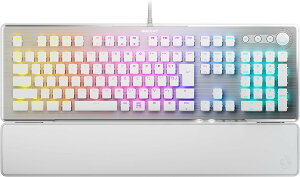 ROCCAT �Q�[�~���O�L�[�{�[�h Vulcan II �z���C�g/�� JP ���{��z�� �t���T�C�Y �L�� ���J�j�J�� ���j�A���b�h �É� �J�X�^�}�C�Y�\ RGB �C���~�l�[�V�����L�[ �p�[�����X�g ROC-12-138