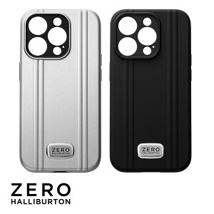 iPhone 15 Pro Hybrid Shockproof Case ZERO HALLIBURTON �[���n���o�[�g�� Black