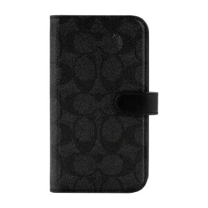 COACH�b�R�[�` iPhone 14 6.1�C���`Coach Folio Case - Signature C Black CIPH-116-SCBLK