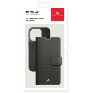 iPhone15 Pro 2In1 Wallet Black