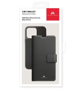 iPhone15 Pro Max 2In1 Wallet Black