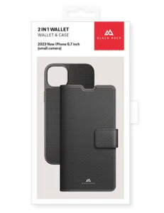 iPhone15 Plus 2In1 Wallet Black