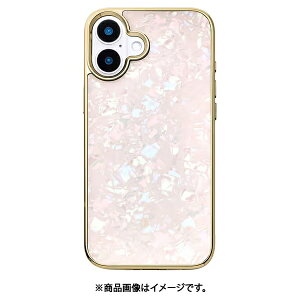 ���j�P�[�X�bUNICASE Glass Shell Case for iPhone 16 Plus Pink