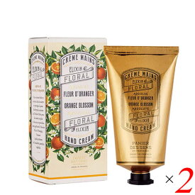 【マラソン限定！ポイント2倍！100円クーポン！】ハンドクリーム 保湿 しっとり パニエデサンス アブソリュート ハンドクリーム オレンジブロッサム 75ml 2個セット 送料無料