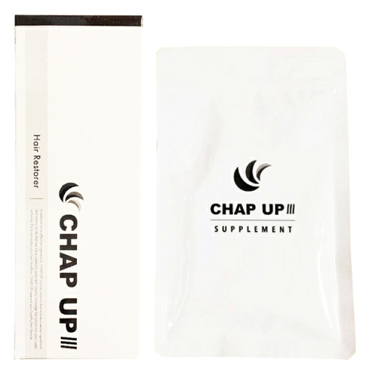 楽天市場】チャップアップ（CHAP UP）育毛剤 ＆サプリメント セット 
