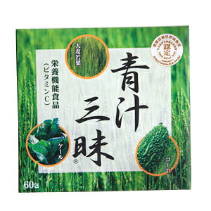 【マラソン限定!100円クーポン!学割2倍!】大麦若葉 ケール ゴーヤーを絶妙ブレンド 3箱セット 青汁三昧 60包
