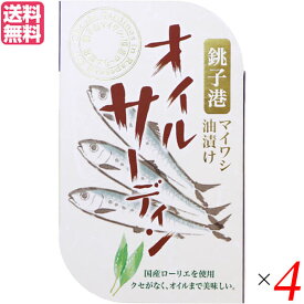 オイルサーディン 缶詰 アンチョビ 千葉産直 オイルサーディン 100g 4個セット 送料無料