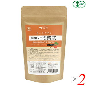 紅茶 ギフト おしゃれ オーサワの有機柿の葉茶(ティーバック) 40g(2g×20包)2個セット