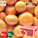 エントリーで最大ポイント4倍！18日は＼ご愛顧感謝デー！／★2年連続グルメ大賞受賞みかん★創業85年 愛媛みかん の老舗【送料無料】【産地直送】愛媛西宇和産 みかん 訳あり 10キロ「訳ありみかん10」 日の丸みかん 川上みかん 真穴みかんと同一産地