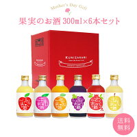 【送料無料】果実のお酒飲み比べ6本セット/中埜酒造國盛リキュール飲み比べみかんぶどうももりんごなしざくろ