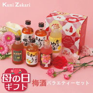 母の日 ギフト 梅酒 300ml ×6種類 飲み比べ バラエティー / 早割 本格梅酒 ゆず酒 紅茶梅酒 にごり梅酒 …