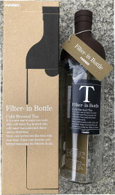 Filter-in bottle ハリオ フィルターインボトル ブラウン 750ml 1780円税別 現在フイルターインボトル最適 緑のほうじ茶サンプルが付いています