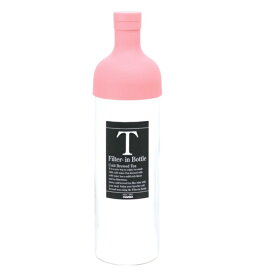 Filter-in bottle ハリオ フィルターインボトル ピンク750ml FIB-75-PIN-Y 1780円税別 現在フイルターインボトル最適 緑のほうじ茶サンプルが付いています