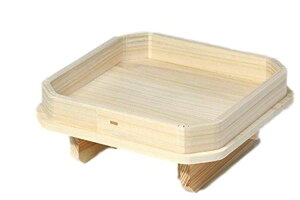 国産 ひのき 足付き 三宝・三方 6寸 内祭用 神棚用 神饌 神具 ひのき足付き 三宝 6号 幅 18.4 奥行 18.4 高さ 7cm 【送料無料】tno-a99