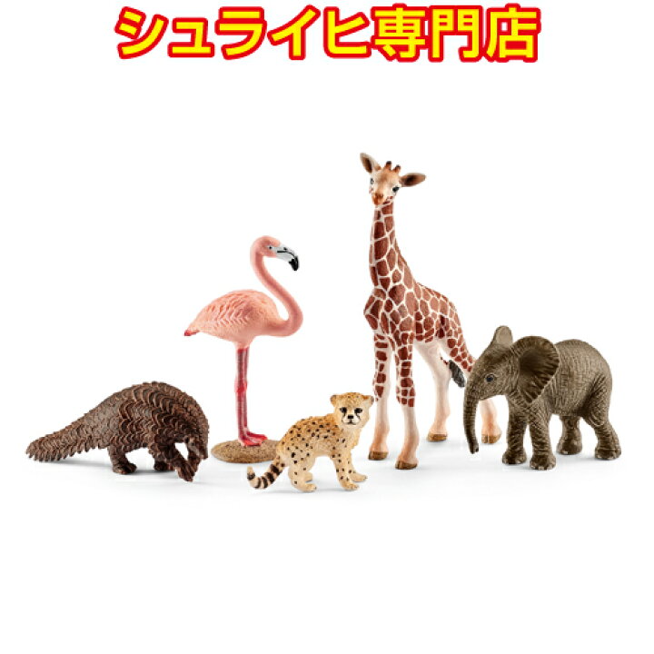楽天市場 シュライヒ専門店 シュライヒ ワイルドライフの人気者セット 423 動物フィギュア ワイルドライフ Wild Life ジャングル Jungle Schleich クピトイズ