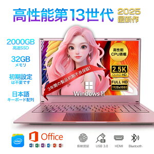 y2025ŐVoꁚ3Nۏ؁zm[gp\R p\R ItBX 15.6C` 13NAbhRACPU Windows11 SҌ ݒ office2019 13CPU tHDt  32GB SSD 2TB 15.6C