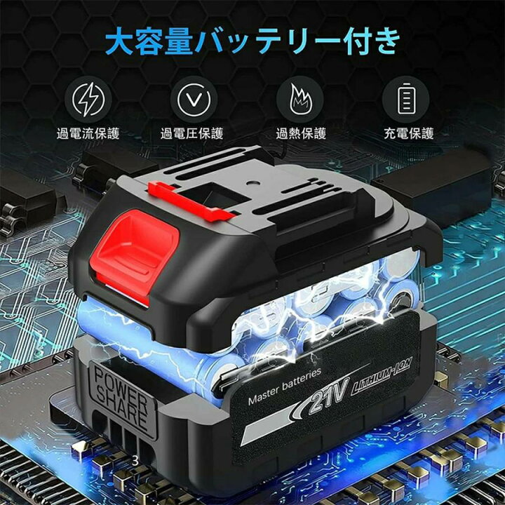 楽天市場】【2025最新品】インパクトレンチ 電動インパクトドライバー 