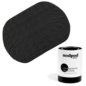 冷蔵庫で冷やして使える ブランケット nodpod BODY ノッドポッド ボディ‐ひざ掛け 加重ブランケット ウェイトブランケット 洗える 温冷 保温 冷感 グラスビーズ 通気性 直送