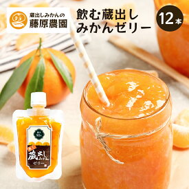 飲むゼリー みかんゼリー 蔵出しみかん 下津みかん 和歌山 海南 下津 12本 熟成 風邪 かぜ ビタミン パウチ ギフト 高級 温州みかん しもつみかん みかん お中元 父の日 プレゼント 贈り物 内祝 御礼 お見舞 家族 こども おじいちゃん おばあちゃん 敬老 5000円以下 送料無料