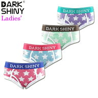 DARK SHINY ダークシャイニー レディースボクサーパンツ ニットパイルスター STARS LBOC18-21