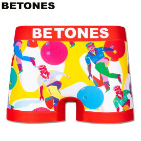 BETONES ビトーンズ シームレスボクサーパンツ BOWLER RED ボーラー メンズ