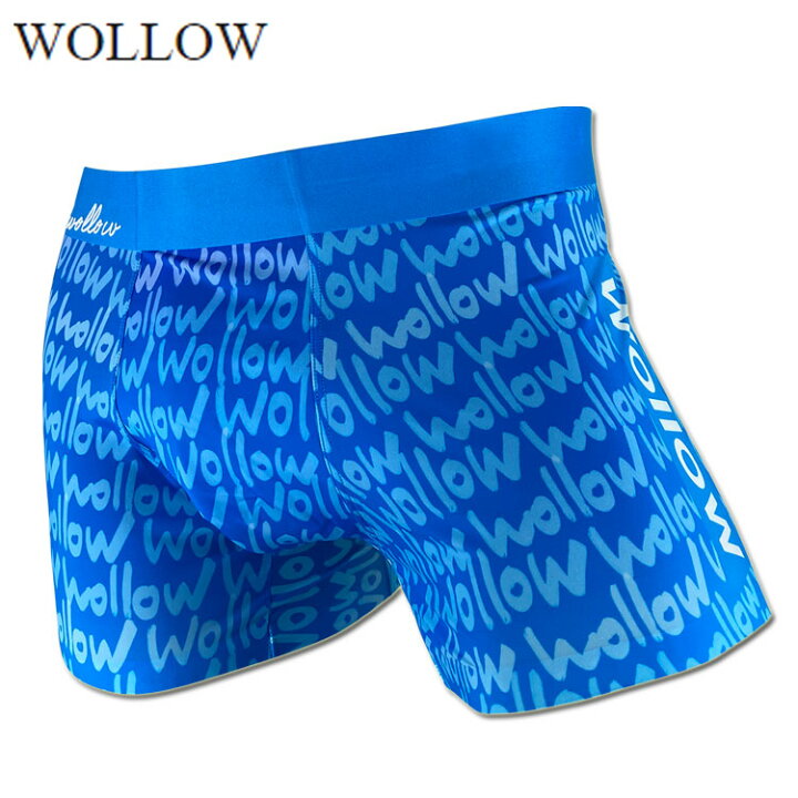 楽天市場】WOLLOW ワロー ボクサーパンツ W-37 ナイロンボクサー 