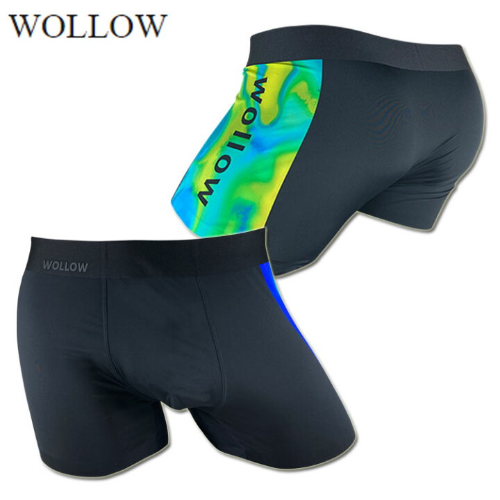 楽天市場】WOLLOW ワロー ボクサーパンツ W-35 ナイロンボクサー