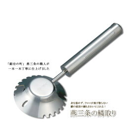 【12H限定★P3倍】ウロコ うろこ 取り 鱗取り 魚 下処理 キッチンツール 飛び散らない ステンレス 燕三条 日本製（メール便対応・対象品のみ同梱可）