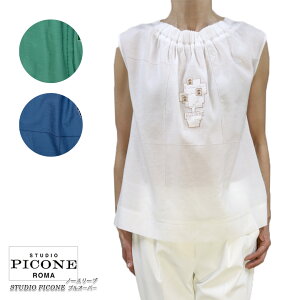 �y���������z�y2026�t�ĐV��z�s�b�R�[�l �X�^�W�I STUDIO PICONE P555307 ���f�B�[�X �v���I�[�o�[ �m�[�X���[�u �M���U�[ �z���C�g(��)/�O���[��/�u���[ �T�C�Y�F38(M/9��)/40(L/11��)�ipico_w26ss21s)