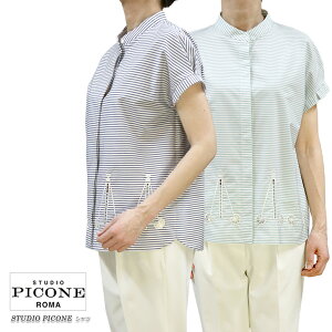 �y���������z�y2026�t�ĐV��z�s�b�R�[�l �X�^�W�I STUDIO PICONE P555408 ���f�B�[�X �V���c �u���E�X �{�[�_�[ �R�b�g�� �� �J�b�g���[�N �O���[��/�l�C�r�[ �T�C�Y�F38(M/9��)/40(L/11��)�ipico_w26ss28s)